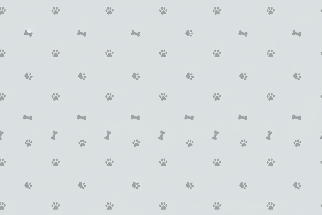 grey dog related item and make them small (paws and bones) background colour #F0F2F5  