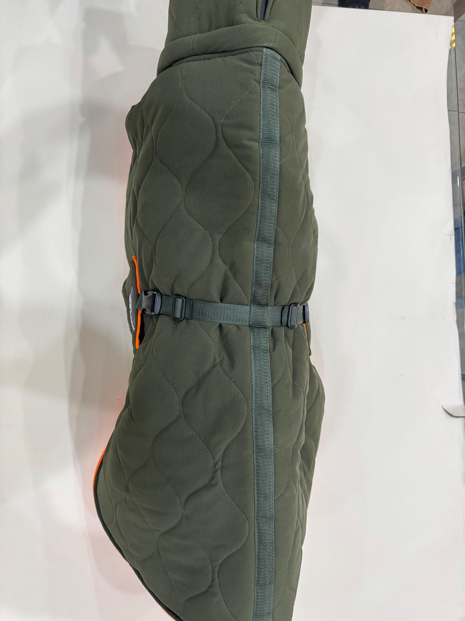 Khaki Green Puffer Jacket